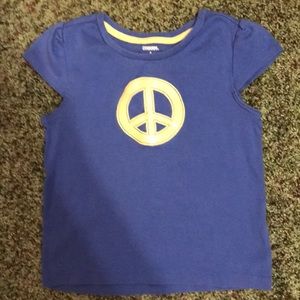 Gymboree Peace sign shirt